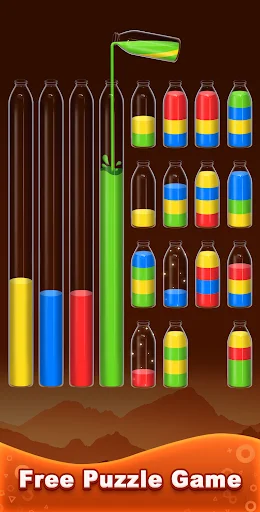 Gameplay screenshot 4 from Water Sort! Color Sort Puzzle - Puzzle game